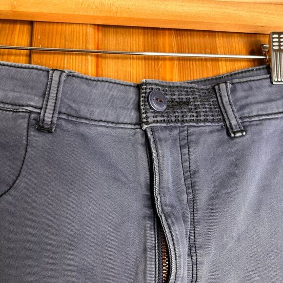 Anthropologie Relaxed Chino Shorts Women’s 32 Blue Casual Neutral Minimalist - Picture 2 of 8